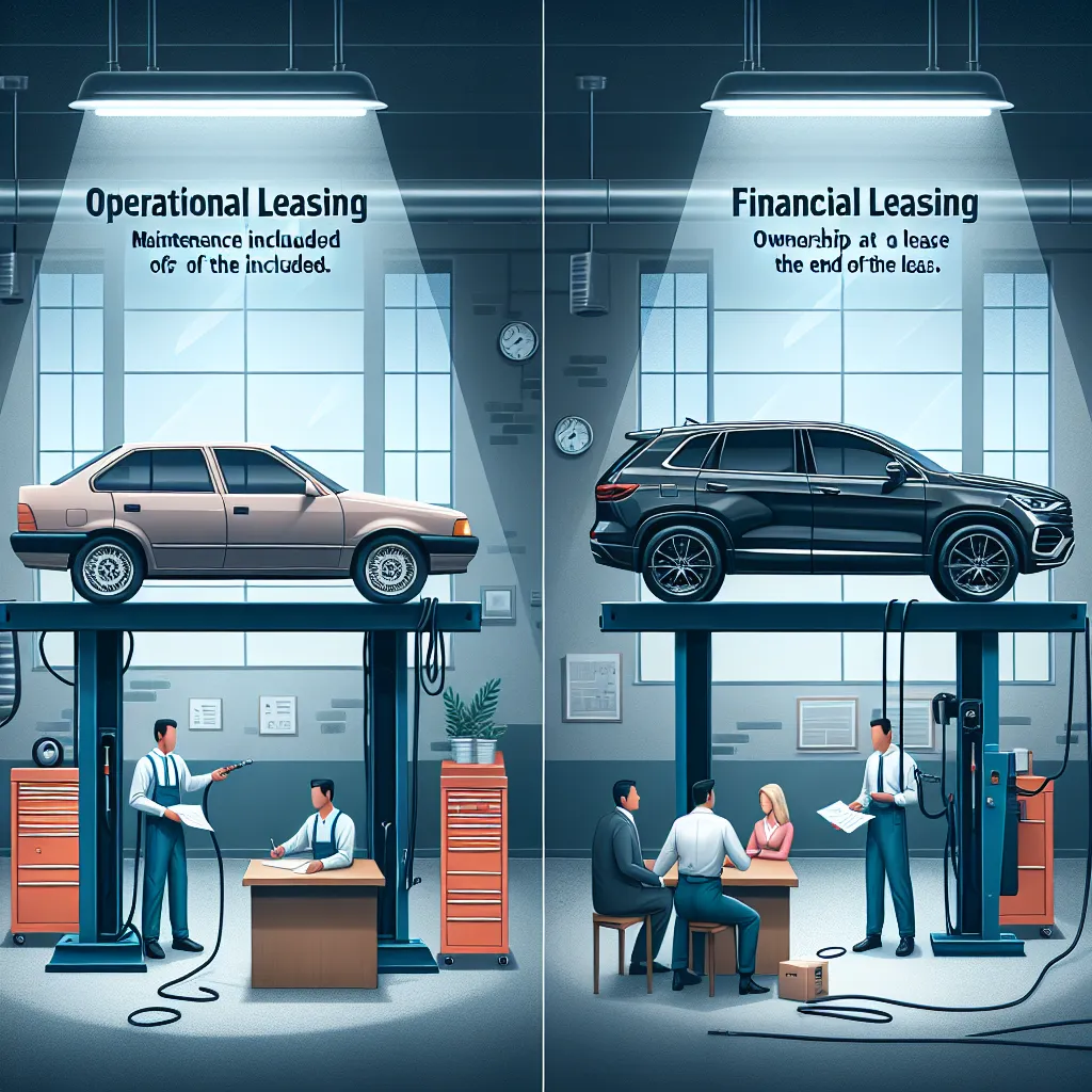 Leasing operacyjny vs finansowy – który wybrać przy zakupie auta?